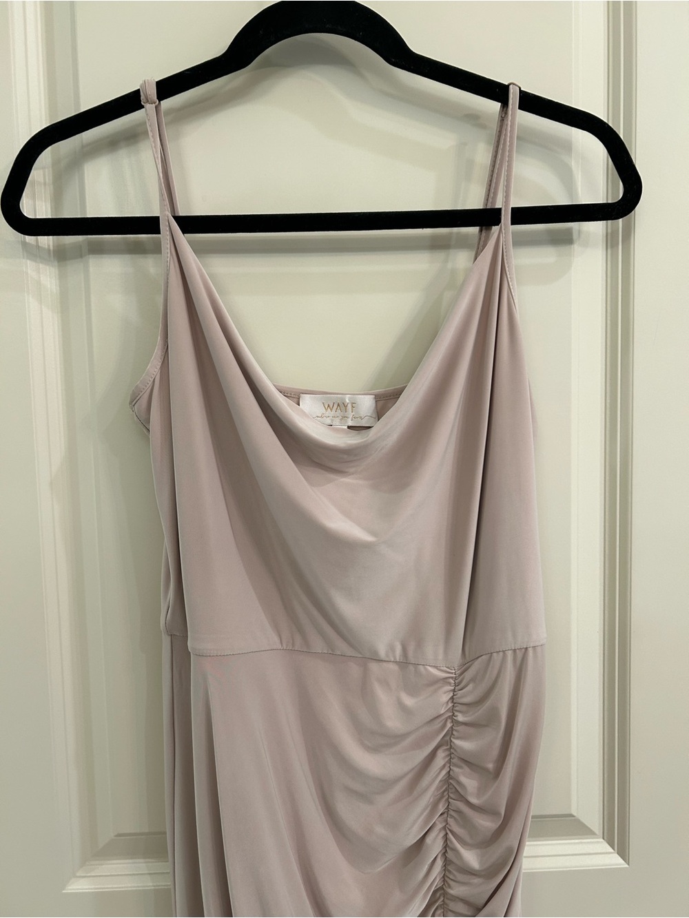 Wayf The Layla Ruched Cowl Neck Gown - Picture 5 of 6